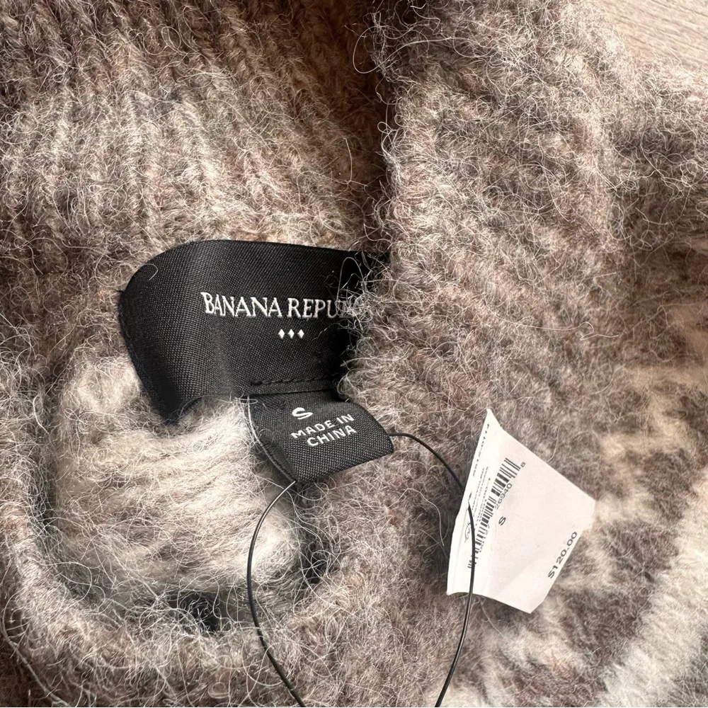 Banana Republic Fair Aisle Mock Neck Wool Blend Sweater - Picture 5 of 10